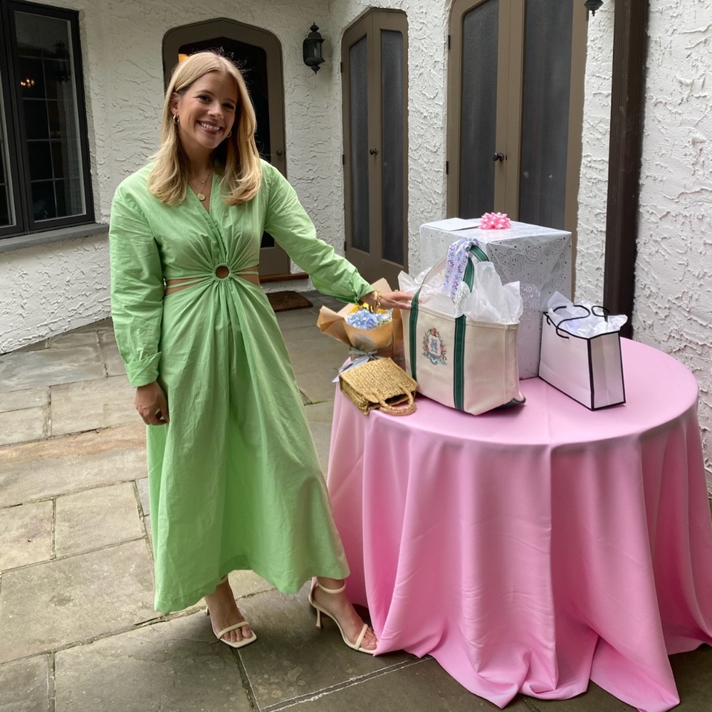 Green Cutout Dress from Mango